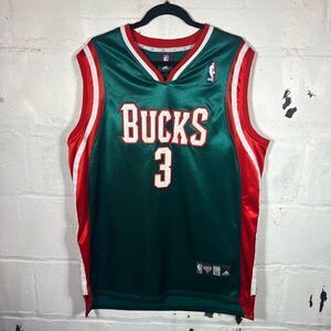 Adidas Milwaukee Bucks Jersey Brandon Jennings Swingman